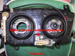 Rear of ST1100 Headlight housing